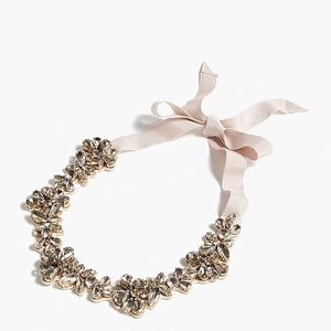 J.crew Crystal Ribbon Necklace